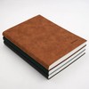 Large Lined Notebook Journal for Writing, Soft Faux Leather Cover,