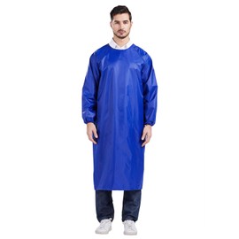 Nanxson Waterproof Apron Long Sleeves Smock Overalls Work Apron for DishWashing, Lab Work, Dog Grooming, Cleaning