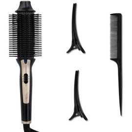 Rizador de pelo portátil automático de turmalina de cerámica instantánea rizador de onda rizadora caliente (Color B) para peinar el cabello,...       