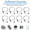 BUZIFU 8pcs Adjustable Picture Hanging Wires: 3.2FT Heavy Duty Stainless