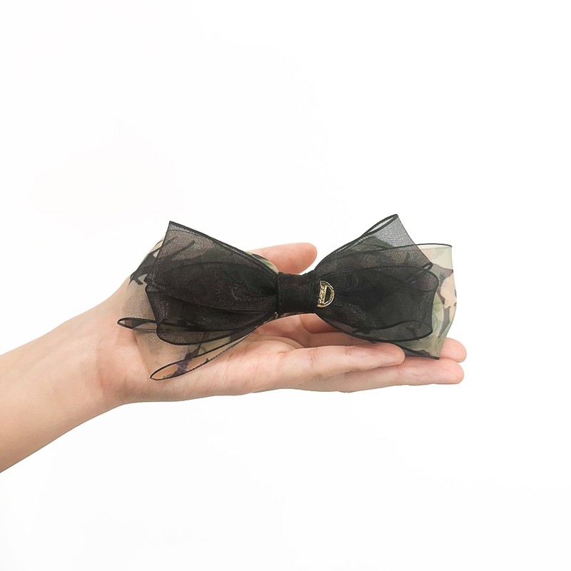 Burnaby Floral Moss Black Hairpin 10cm / 버나비 플로럴모스 블랙
