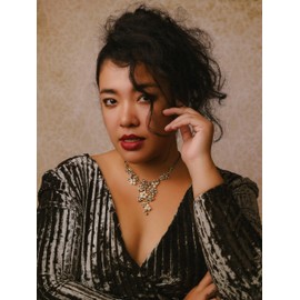 MINACHI Medieval Vintage Bridal Rhinestone Imitation-Pearl Flower Tree Necklace, Gold-tone, Bonus Earrings, Royal Temperament Holidays Christmas Wedding Prom Necklace Jewelry for Women