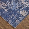 Feizy Mathis Contemporary Navy Blue/Blue Rug, 10'-6" x 14' Area