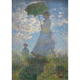 Ulmer Puzzleschmiede - Puzzle Claude Monet, Walk - Painting & Art as a Classic 1000 Piece Puzzle - Puzzle Motif of the Famous Claude Monet Painting from 1875
