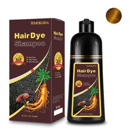 Blonde Brown Hair Dye Shampoo for Color Treated Hair, Long Lasting Hair Color Shampoo for Gray Hair Coverage, Hair Shampoo for Women Men, 3IN1 Cubre Canas Color Shampoo 16.9 FLOZ (Blonde Brown)