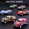 BECILES 16-Piece Stunt Toy Car Alloy, Small Toy Cars, Toy