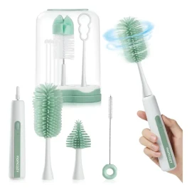Momcozy Kit De Cepillos Eléctricos Para Limpiar Biberones