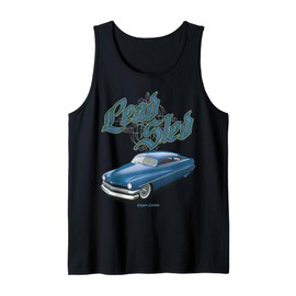 1951 Mercury Lead Sled Blue Low Rider Kustom Hot Rod Muscle Tank Top