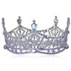 Miss America Crown Austrian Rhinestone Crystal Hair Tiara Desfile T1299