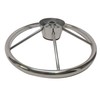 Pactrade Marine 13 1/2" Destroyer SS 304 Steering Wheel 5