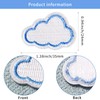 20 Pieces Mini Cloud Iron On Patches, Sew On Tiny