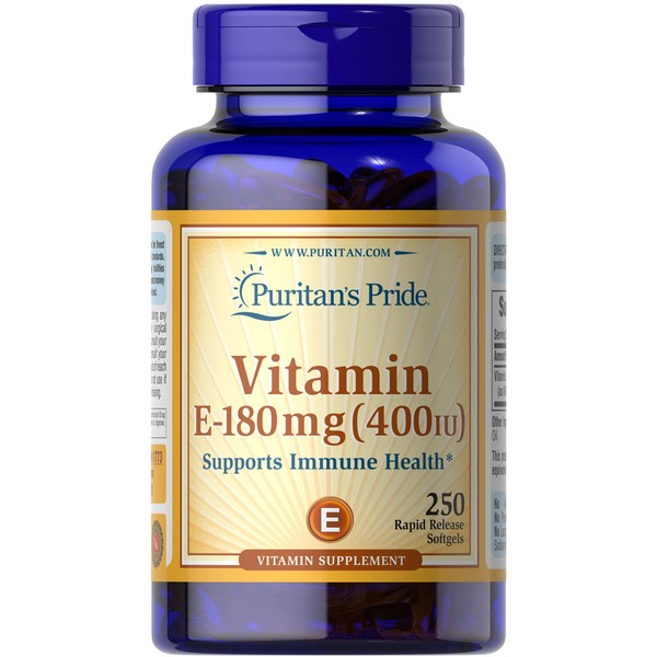 Puritan's Pride Vitamin E-400 IU-250 Softgels (31578)