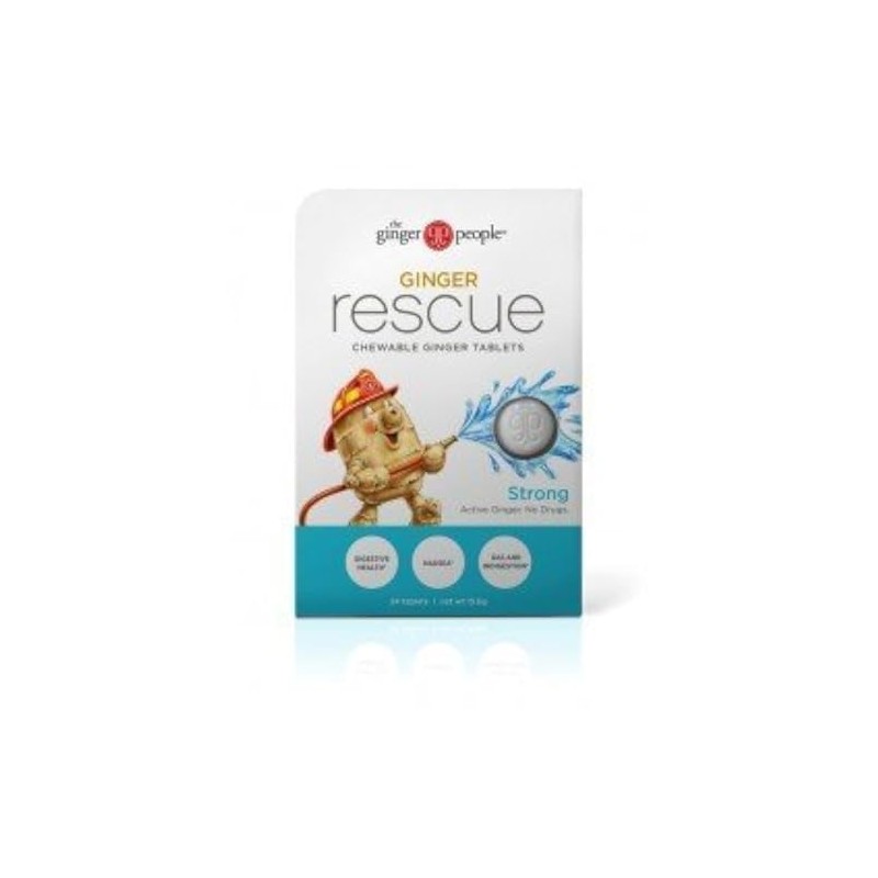 The Ginger People Ginger Rescue® Chewable Tablets Drug Free Digestive