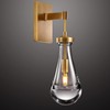 Joyunleo Brass Wall Sconces, Raindrop Sconces Wall Lighting, Wall Sconce