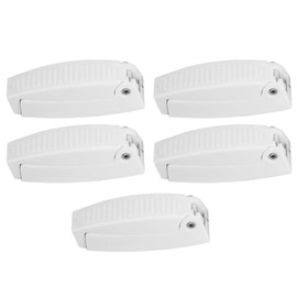 5 Piece RV Door Lock Holder, White Door Holder for Motorhomes, Keeps Luggage Compartments and Doors Open, Door Lock for Motorhomes, Travel Trailers, Motorhomes, Boat Hatches