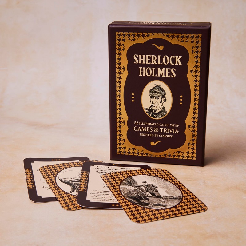 Sherlock Holmes - A Card and Trivia Game: 52 illustrated