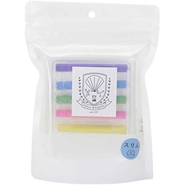 Nippon Rikaku School Chalk Slim (Purple, Blue, Green, Red, Yellow, White) Set of 6 SC-6
