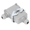 Heavy Duty Connector Rectangular Cast Aluminum Alloy Connector with Industrial