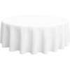 shopdp White Plain Tablecloth, Table Cover, 100% Cotton, Rectangle, Scandinavia,