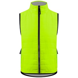 AERO|TECH|DESIGNS | Men's Sierra Reversible Cycling Vest | Safety Yellow | Medium