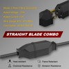 CUBEFELLER® Extension Cord Ends Male Kit, Replacement Plug, 15Amp, 125Volt,