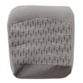 Mievlyo Front Driver Side Bottom Replacement Gray Cloth Seat Cover Fit for Ford F250 F350 F450 F550 XLT 1999 2000