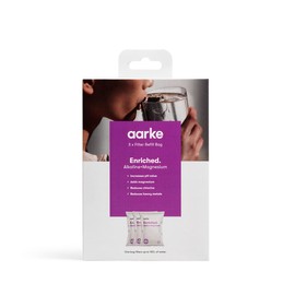 Aarke 3 Pack Enriched Filter Refill Bags - Increases PH, Adds Magnesium, Reduces Unwanted Taste & Heavy Metals - Filters up to 3 x 120 Litres of Water