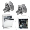 LT Easiyl Pack of 4 Dishwasher Upper Basket Wheels 00611666