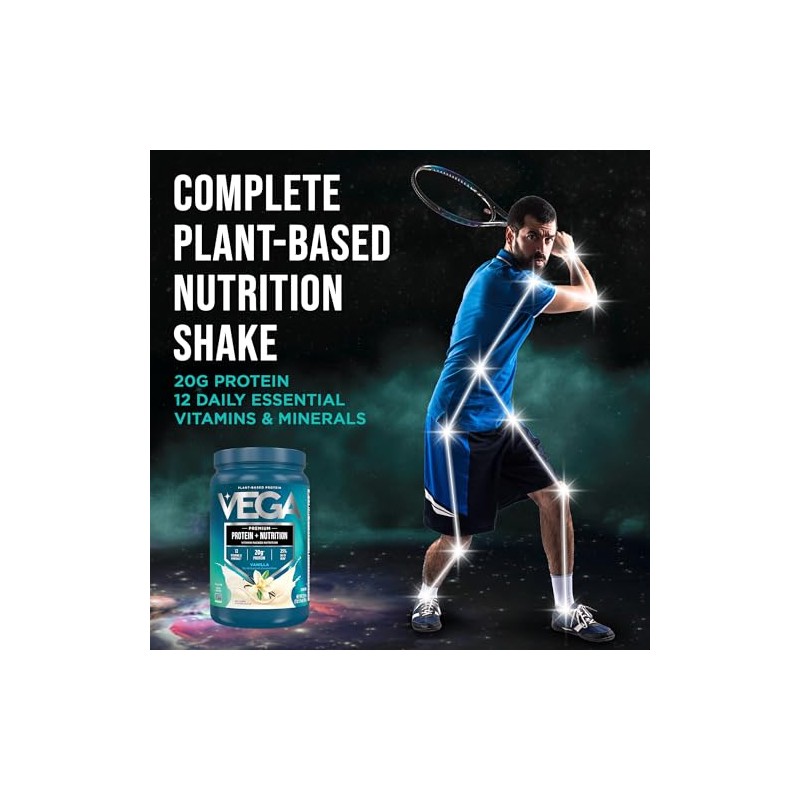 Vega Essentials Nutritional Shake, Vanilla, 21.9oz