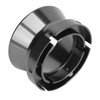 1 Pair 10 Inch NAB Hub Adapters Polished Aluminum Alloy