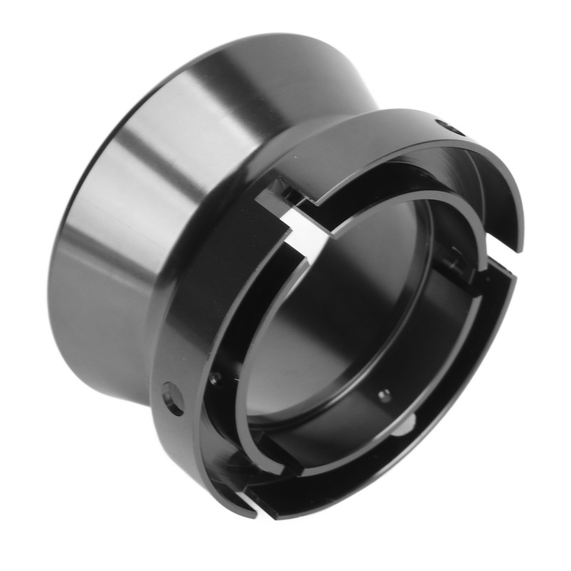 1 Pair 10 Inch NAB Hub Adapters Polished Aluminum Alloy