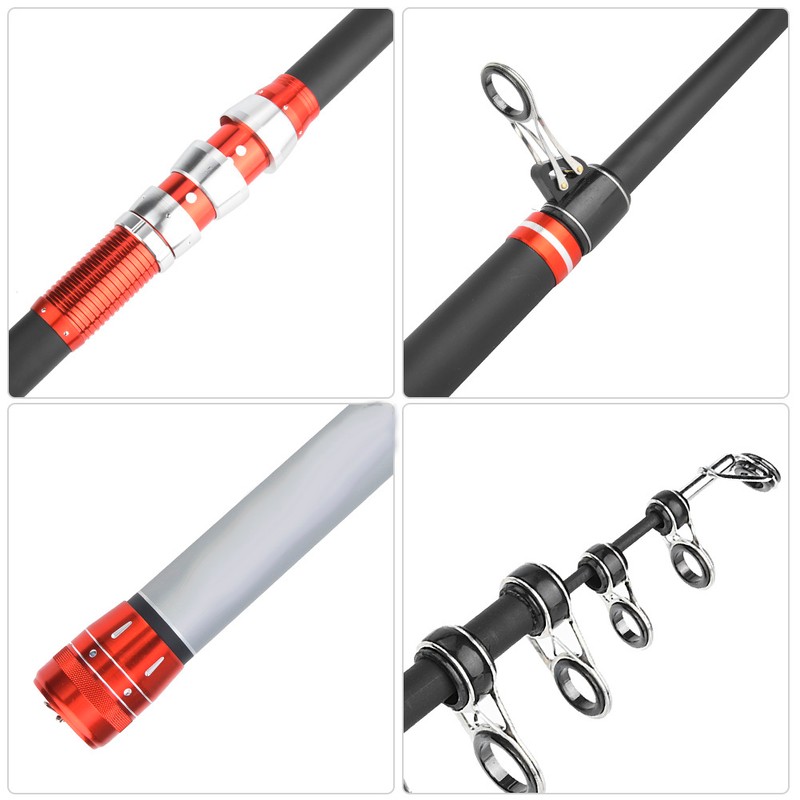 Carbon Superhard Telescopic Fishing Rod Portable Long Shot Fishers Tackle