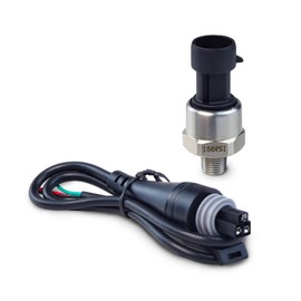Pressure Transmitter Pressure Sensor, 0.5-4.5V 1/8NPT Sensor Transducer Pressure with Cable, Stainless Steel Pressure Sensor for Oil, Fuel, Air, Gas, Water, Gas Tank, Diesel Tank (150 PSI)