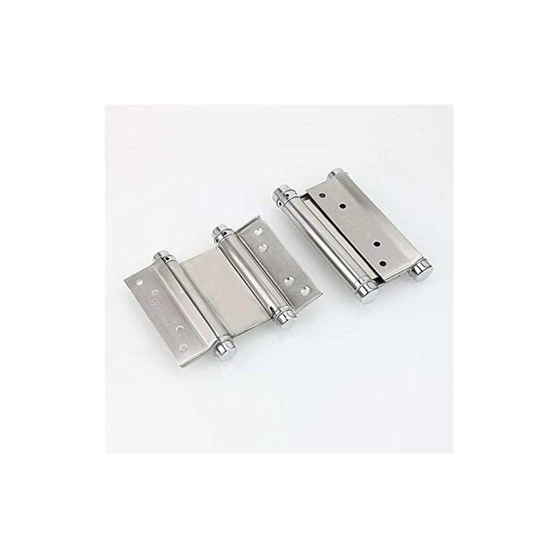 POWERTOOL Stainless Steel Spring Hinge, 2pcs Double Action Spring Hinge