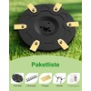 Blade Disc 6 Pieces Blades for Segway Navimow Robotic Lawnmower