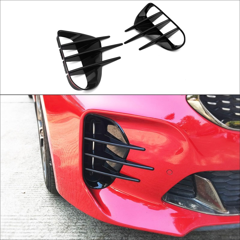 YOUTOOCAR 2PCS Front Fog Light Trim Covers Compatible with Kia