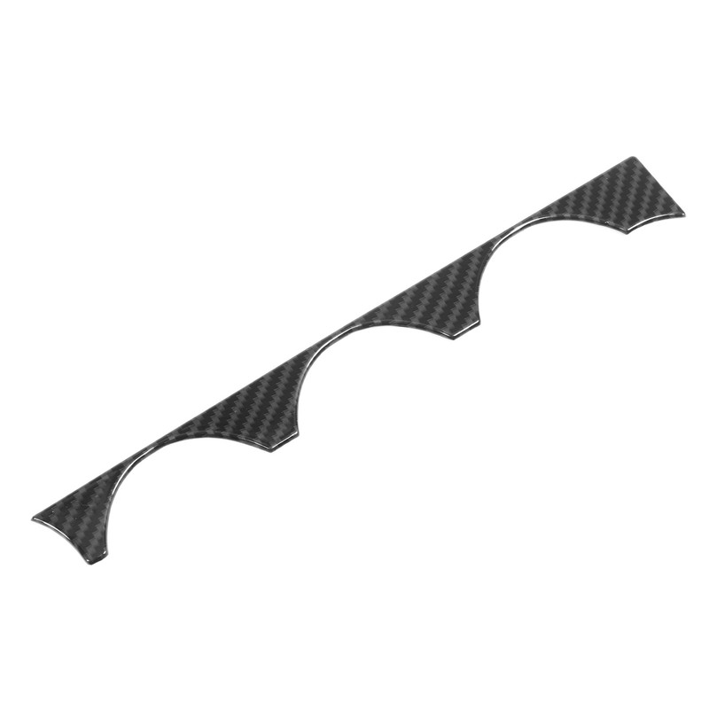 Car Air Conditioning Knob Panel Frame Trim Carbon Pattern Smooth