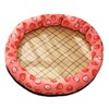 Round Pet Cooling Bed Cartoon Printing Pet Sleeping Bed Summer