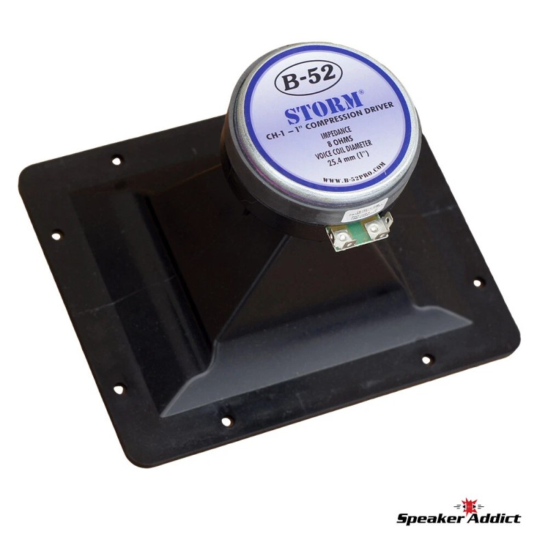P-AUDIO PHT-408 B-52 STORM CH-1 Horn Tweeter Foster style Phenolic