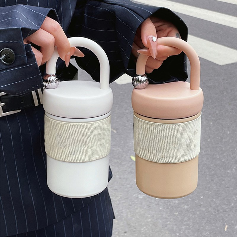 Coffee Cup Thermal Travel Cup 400ml Stainless Steel Minimalist Portable