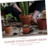 BESPORTBLE 20pcs Garden Nursery Pots Decorative Plastic Flower Pots Holes