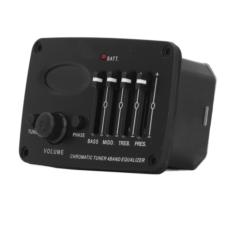 Acoustic Guitar 4 Band Equalizer EQ Preamps Piezo Pickup Chromatic