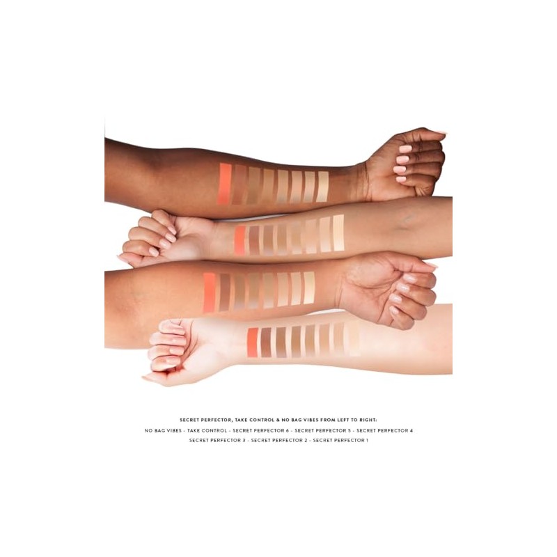 Natasha Moor Corrector Barra Secret Perfector Fórmula Cremosa Cobertura Total