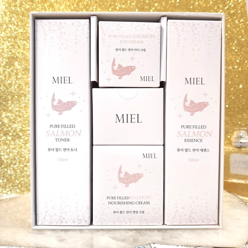 Miel Pure Field Salmon Toner Essence Eye Cream Nutritious Cream