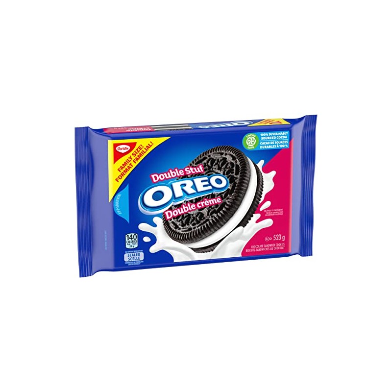 Oreo Galletas sándwich Double Stuf, tamaño familiar 523 g