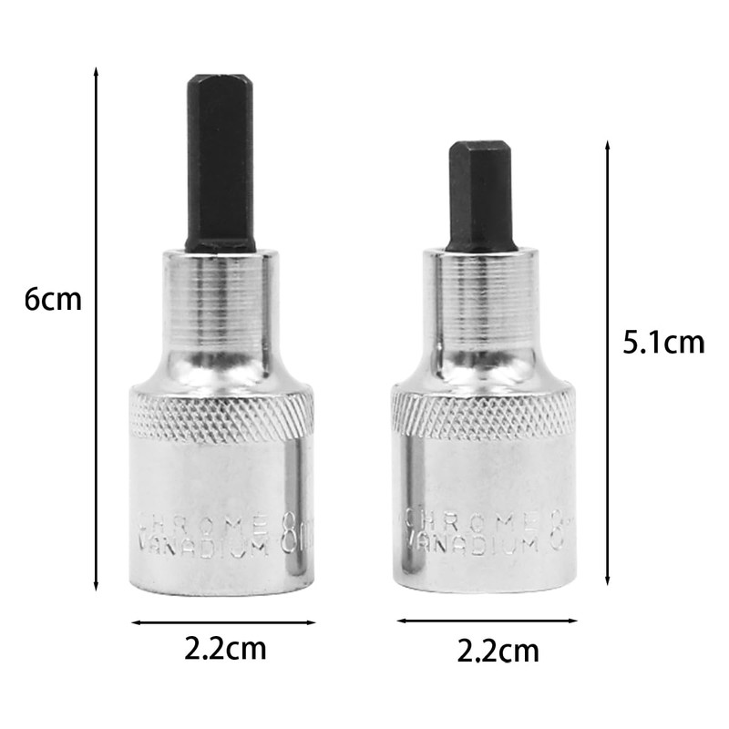 ANCLLO 2PCS Shock Absorber Strut Nut Removal Tool Suspension Strut