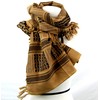 100% Cotton Scarf, Afghan Stall, Arab Stall, Scarf, Shemagh, tan
