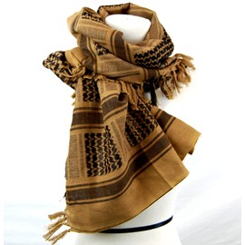 100% Cotton Scarf, Afghan Stall, Arab Stall, Scarf, Shemagh, tan
