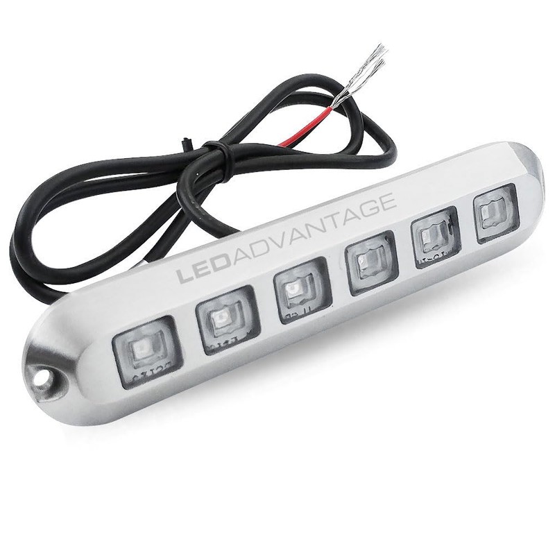 LEDADVANTAGE 12v 6 Watt Blue, Green, Cool White Compact 316