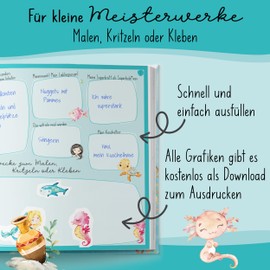 lila liebt dich lila liebt dich / Freundebuch Meerjungfrau Kindergarten, Freundebuch Kindergarten Mädchen - Unvergessliche Kindergartenmomente festhalten